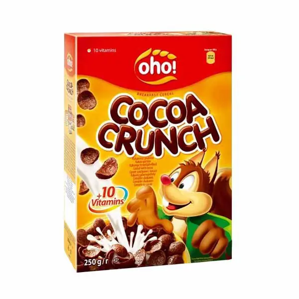 Kornfleks crunch me kakao Oho 250g