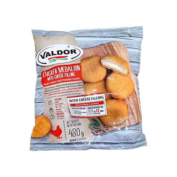 Medalion pule me djath Valdor 480gr