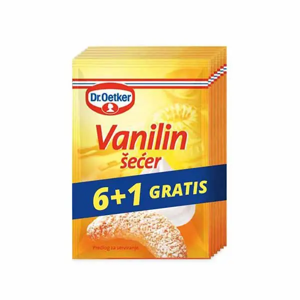 Sheqer vanille Dr oetker 6+1 gratis