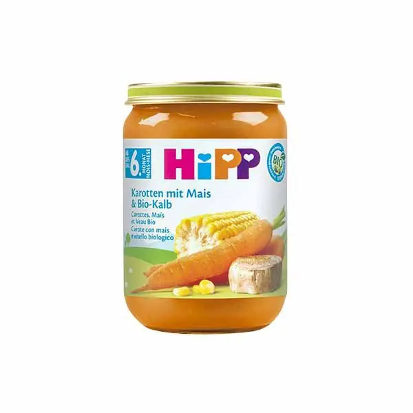 Ushqim me miser dhe mish Hipp 190gr