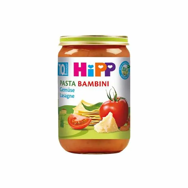 Ushqim lazanje me perime Hipp 220gr