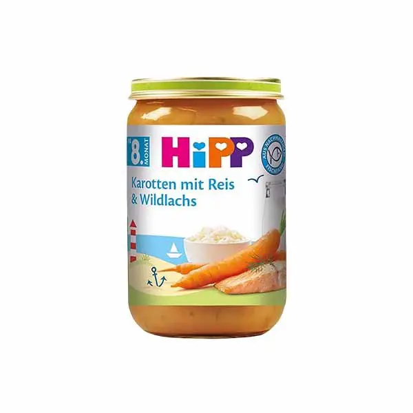 Ushqim oriz me karrote Hipp 220gr