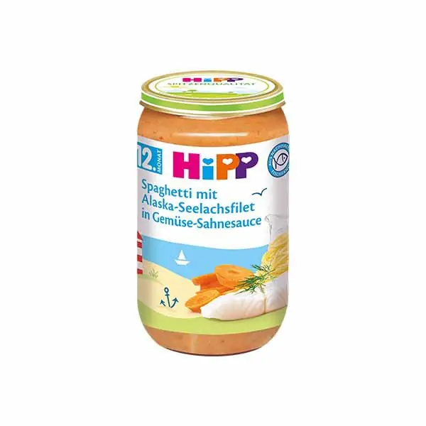 Ushqim shpaget me fileto Hipp 250gr