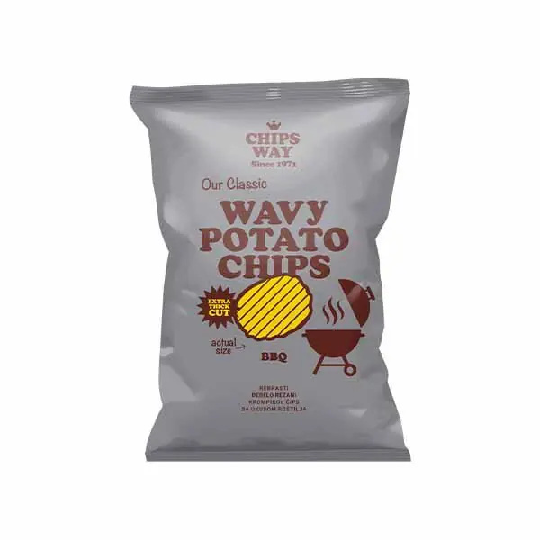 Qips BBQ Wavy 150gr