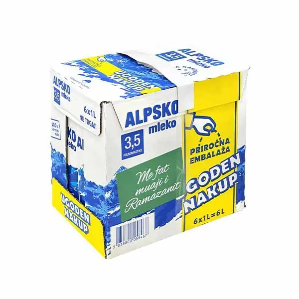 Qumesht Alpsko 3.5% 1L 6cope