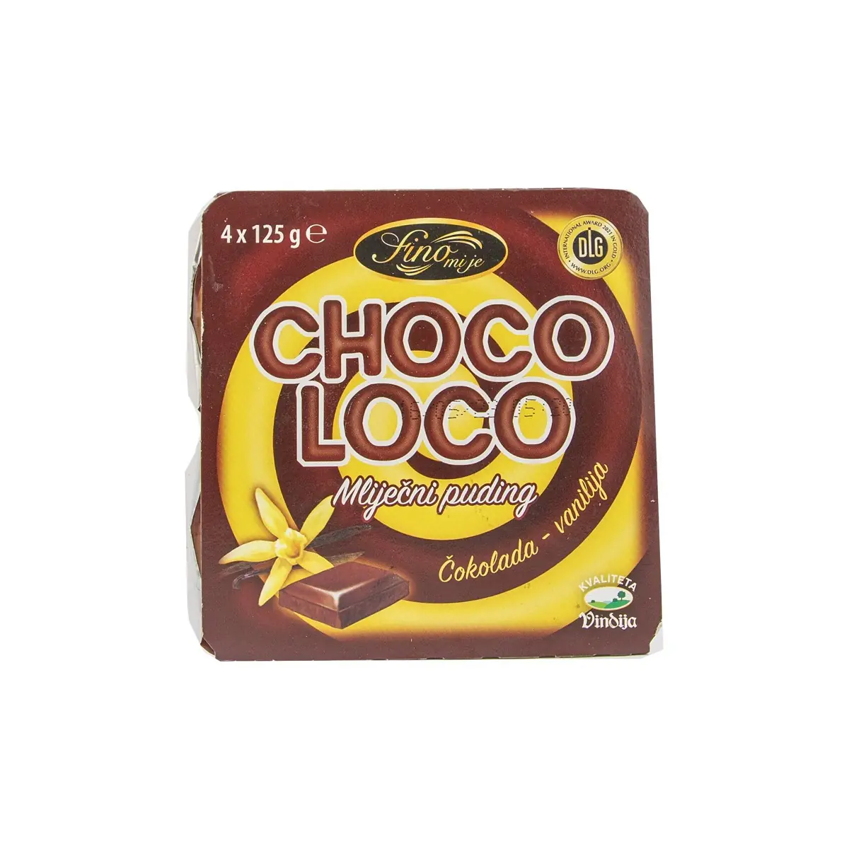 Puding qoko-vanil Vindija 4x125gr