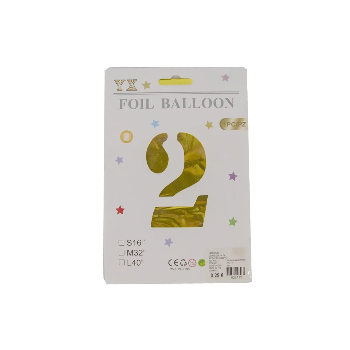 Aksesorë për ditëlindje 9924-7