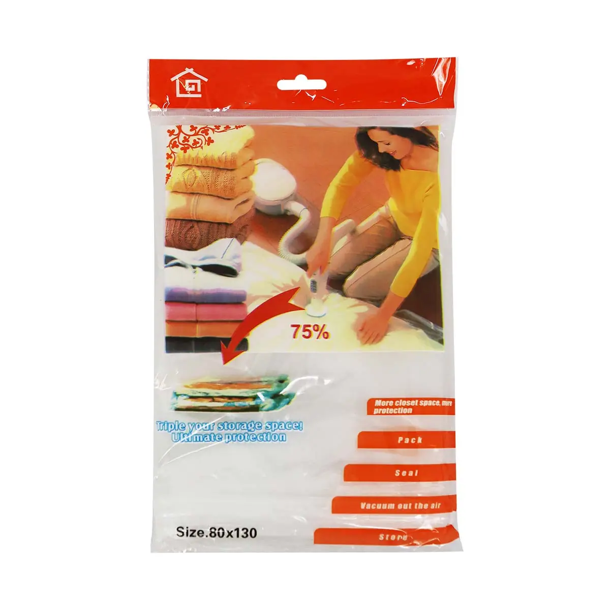 Qese me vakum 80x130cm K. H61-9