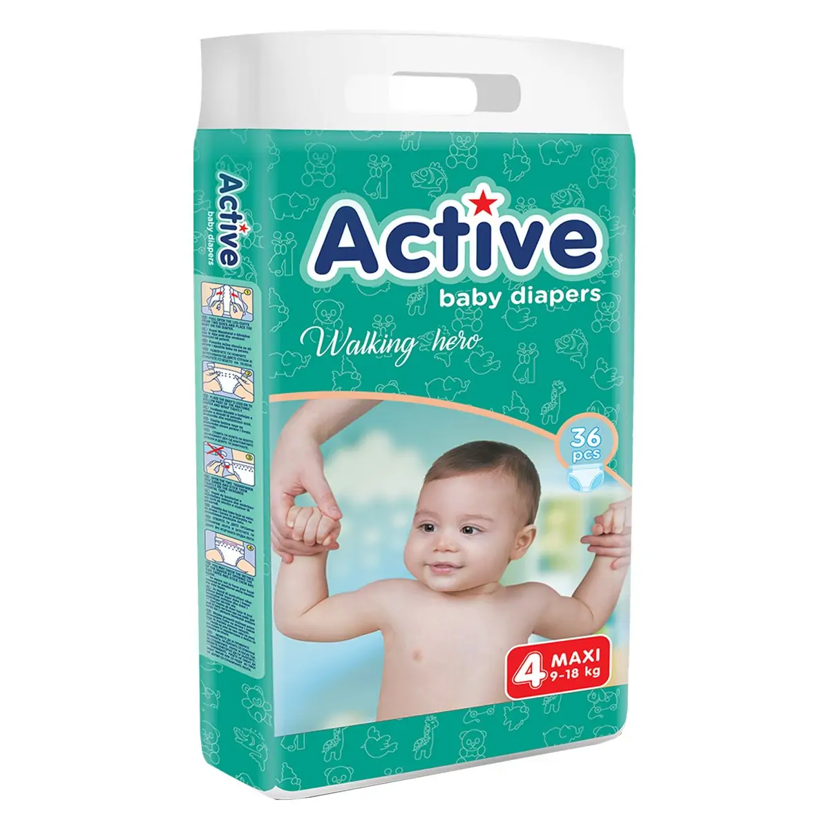 Pelena per femije Active Baby 9-18kg 36cope