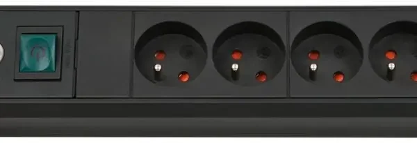 Shtrirës prizash Brennenstuhl Premium Line, 4 porta, 2x USB, 1.8m, i zi