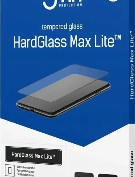 Mbrotës ekrani 3MK HardGlass Max Lite, për Nokia G11 G21, i zi