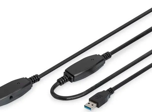 Kabllo USB Digitus DA-73105, 10 m, USB 3.0, e zezë