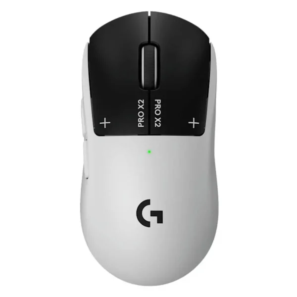 Maus Gaming Logitech G PRO X2 SUPERSTRIKE – Wireless, HERO 2, 44,000 DPI, Bluetooth, USB-C – Bardhë / zi