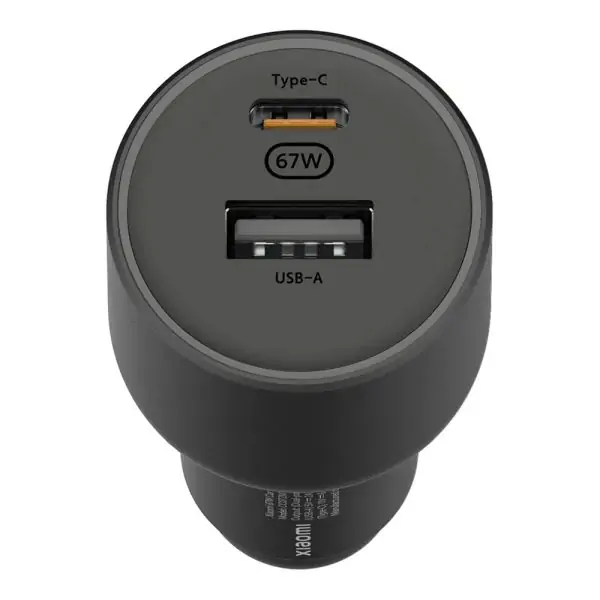 Xiaomi Mi 67W Dual-Port Fast Charging Car Charger Black