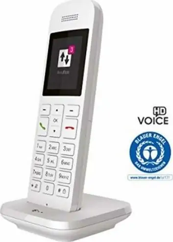 Telefon fiks pa tela Telekom Speedphone 12, IP, altoparlant, i bardhë