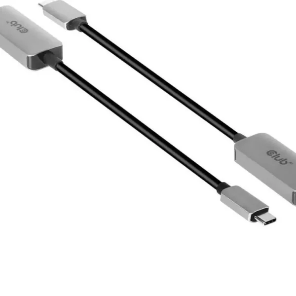 Adaptues USB Club 3D CAC-1567, USB C në DisplayPort 1.4, 8K 60Hz, argjendtë
