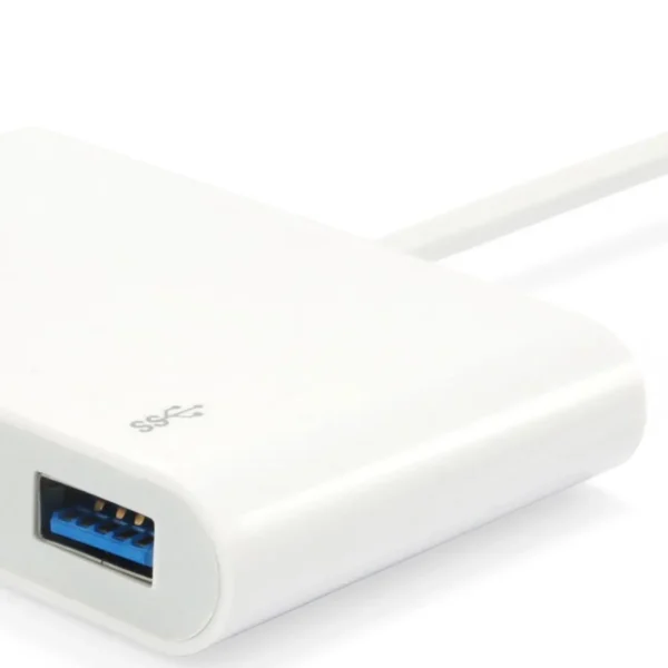 Docking station Equip 133462 USB C, VGA, USB, e bardhë