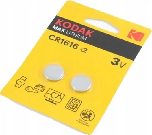 Set i baterive Kodak Max CR1616, 3V