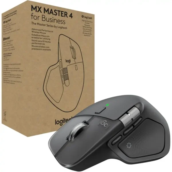Maus pa Kabllo Logitech MX Master 4 for Business Wireless – Grafit