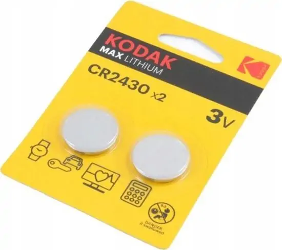 Bateri Kodak Max CR2430, 2 copë