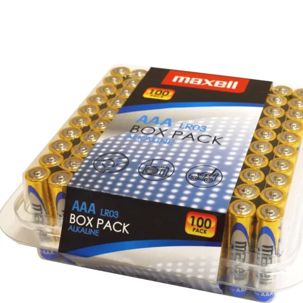Bateri alkaline Maxell 790410 LR03 AAA, set 100 copë