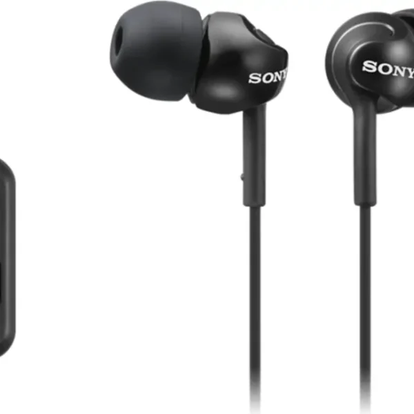 Kufje Sony MDR-EX110APB, të zeza