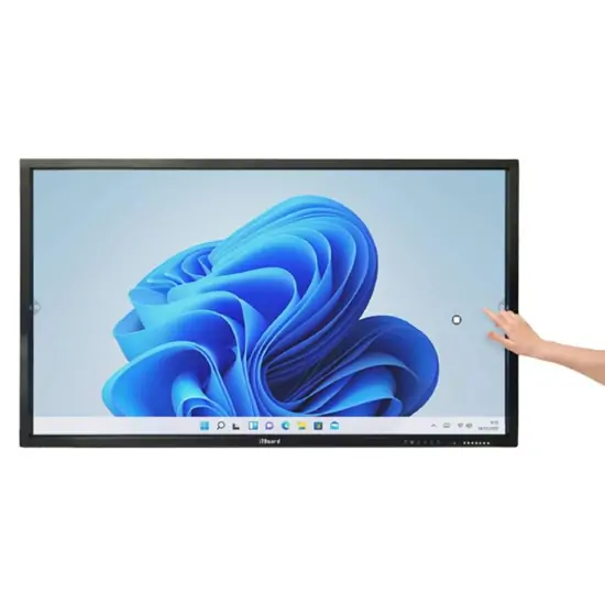 Ekran Interaktiv IQBoard Interactive Flat Panel TE1200U / 75″ / Android 12 / 4GB RAM + 32GB ROM / 4K UHD / Infrared / Multi‑Touch – Zezë