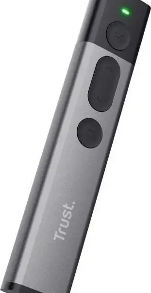 Prezantues wireless Trust Kazum 23333, lazer i kuq, alumini, i zi