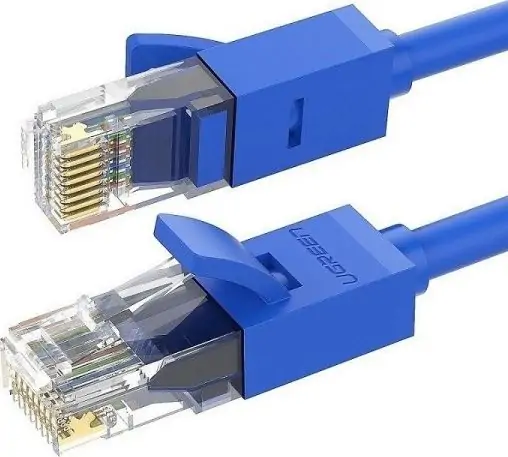 Kabllo rrjeti Ugreen Ethernet RJ45 Cat.6, 3m, e kaltër