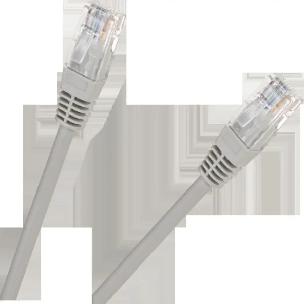 Kabllo rrjeti Patchcord UTP CAT5E, 3m, RJ45, gri