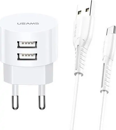 Mbushës Usams, USB-C, XTXLOGT18TC05, i bardhë