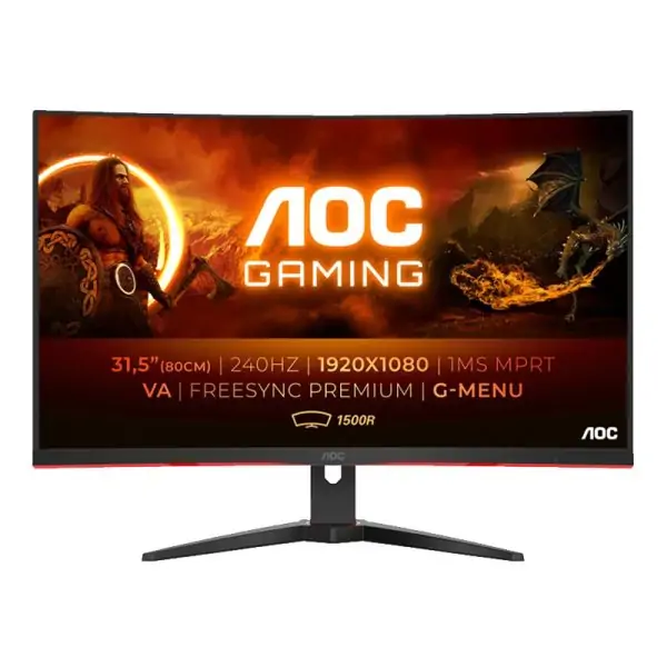 Monitor Gaming AOC C32G2ZE 31.5″ 240Hz 0.5Ms Curved FullHD