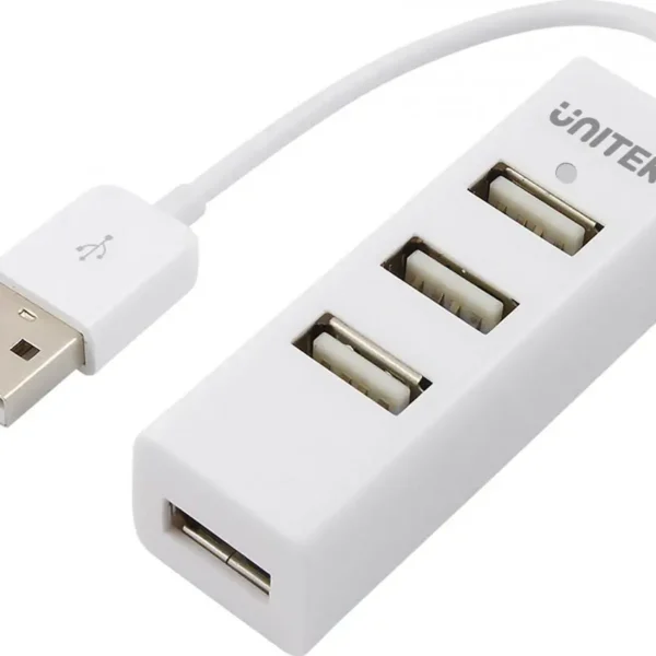 Shpërndarës USB Unitek Y-2146 4x USB 2.0 mini e bardhë