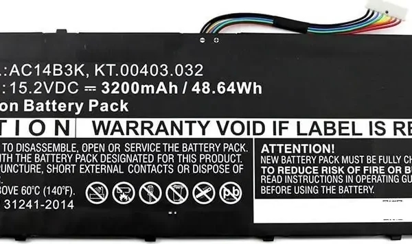 Bateri laptopi MicroBattery për Acer Aspire ES15 ES1 572, zëvendësuese, e zezë