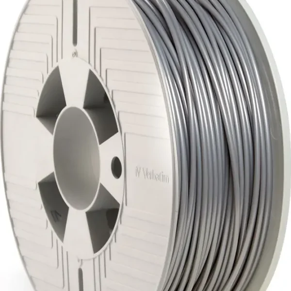 Filament 3D Verbatim PLA, 1.75mm, silver, gri