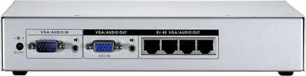 Transmetues VGA LevelOne, 4 porta, Cat.5, i zi