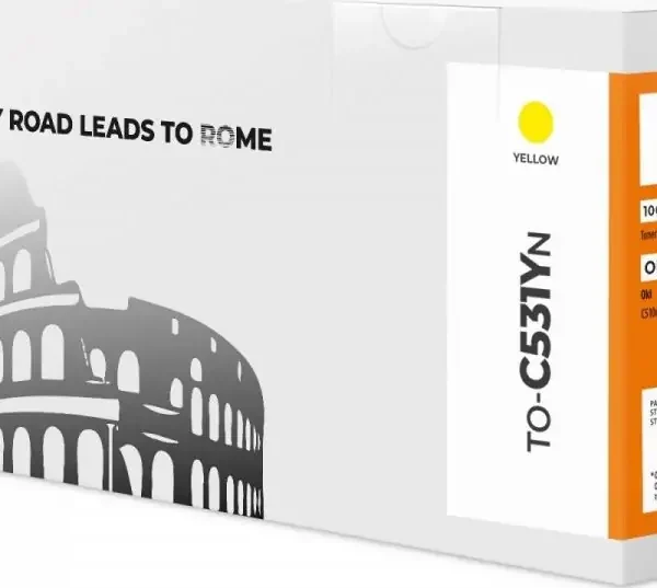 Toner TB Print C531, i verdhë, zëvendësues për Oki C510dn C530dn C531dn