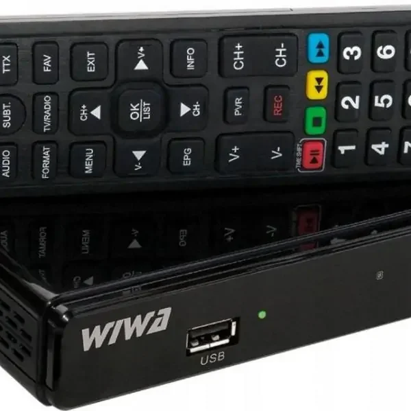 Telekomandë Wiwa H.265 Lite TV, e zezë