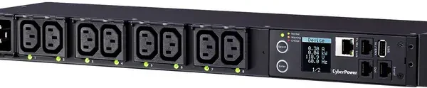 PDU CyberPower Rack, Switched & Metered, 1U, 16A