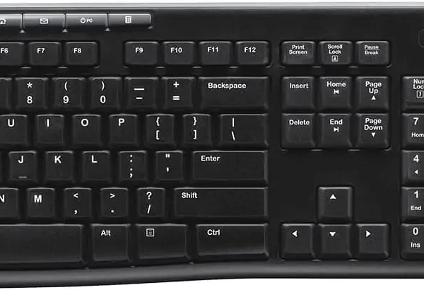 Set Logitech MK270 / Tastierë dhe Maus / 8 Multimedia Keys / 10-Key Number pad / Optical Sensor / 3 buttons / Wireless / German / I zi