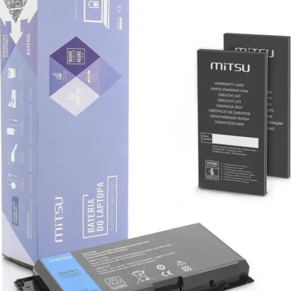 Bateri laptopi Mitsu Dell M6600 M6800, 11.1V, 4400mAh