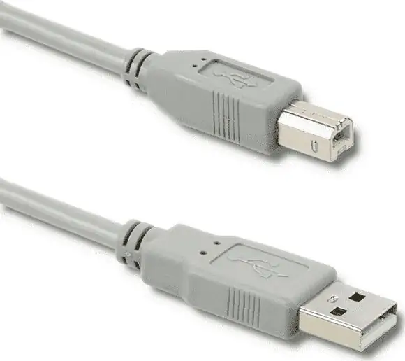 Kabllo USB Qoltec 50392, USB 2.0 A në B, 5m, gri