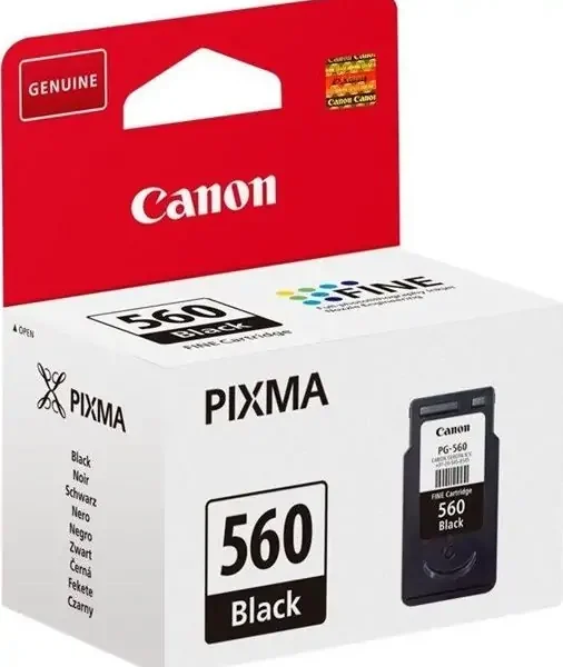 Ngjyrë për printer Canon Ink PG-560, e zezë