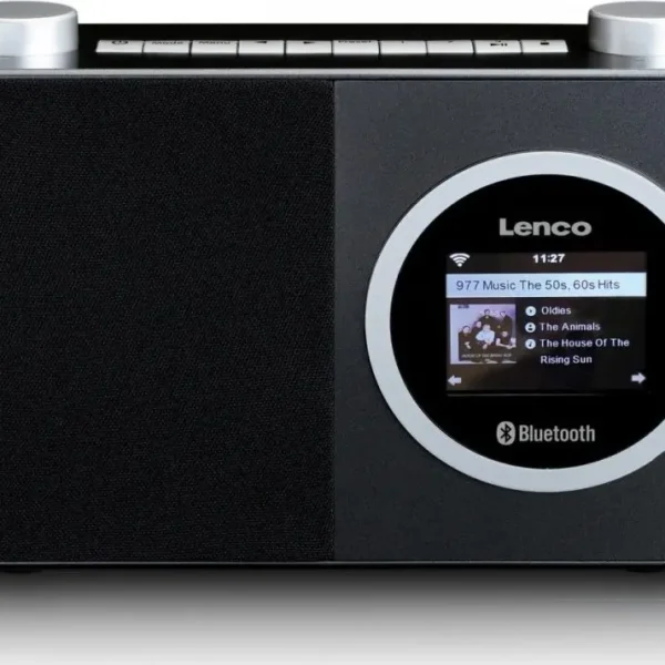Radio Lenco DIR-70BK, Bluetooth 5.0, e zezë