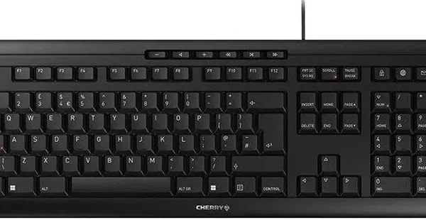 Tastierë Cherry Stream JK-8500GB-2, me kabllo, qetë, e zezë