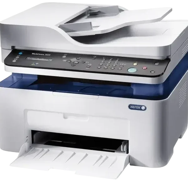 Printer Xerox WorkCentre 3025NI / Print, Copy, Scan / ADF / A4 / Ethernet, Wireless / USB – e bardhë