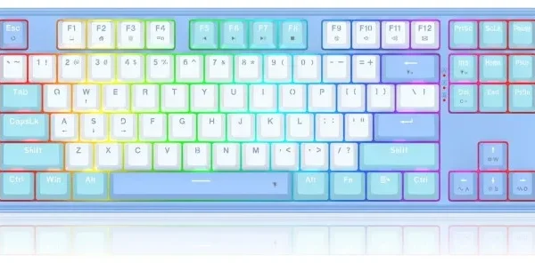 Tastierë Gaming Redragon K707WBB-RGB StarBlade Wired / US Language – Blu