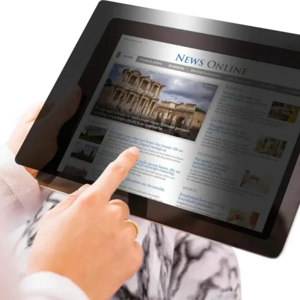 Filtër privatësie Gearlab Adhesive 11″, për tablet 3:2, transparent