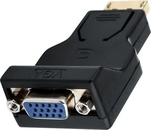 Përshtatës AV I-TEC (DP2VGAADA), DisplayPort në D-Sub (VGA), i zi