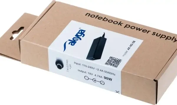 Karikues laptopi Akyga 90W, 1.7mm, 4.7A, 19V